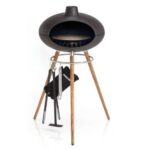 Morso Grill Outdoor Pizza, grill e forno a legna con gambe