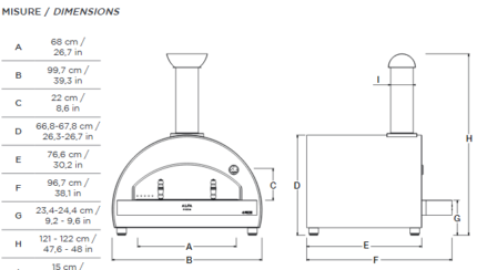 FORNO A LEGNA 4PIZZE ALFAFORNI