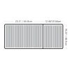 Piano cottura con griglie in acciaio inox fuso