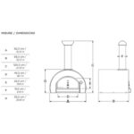 forno a legna 5minuti con base Alfaforni