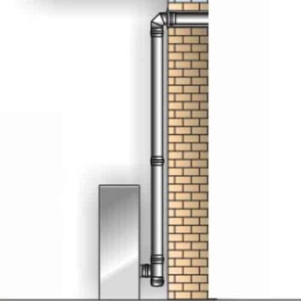 kit condotto scarico fumi stufe a pellet